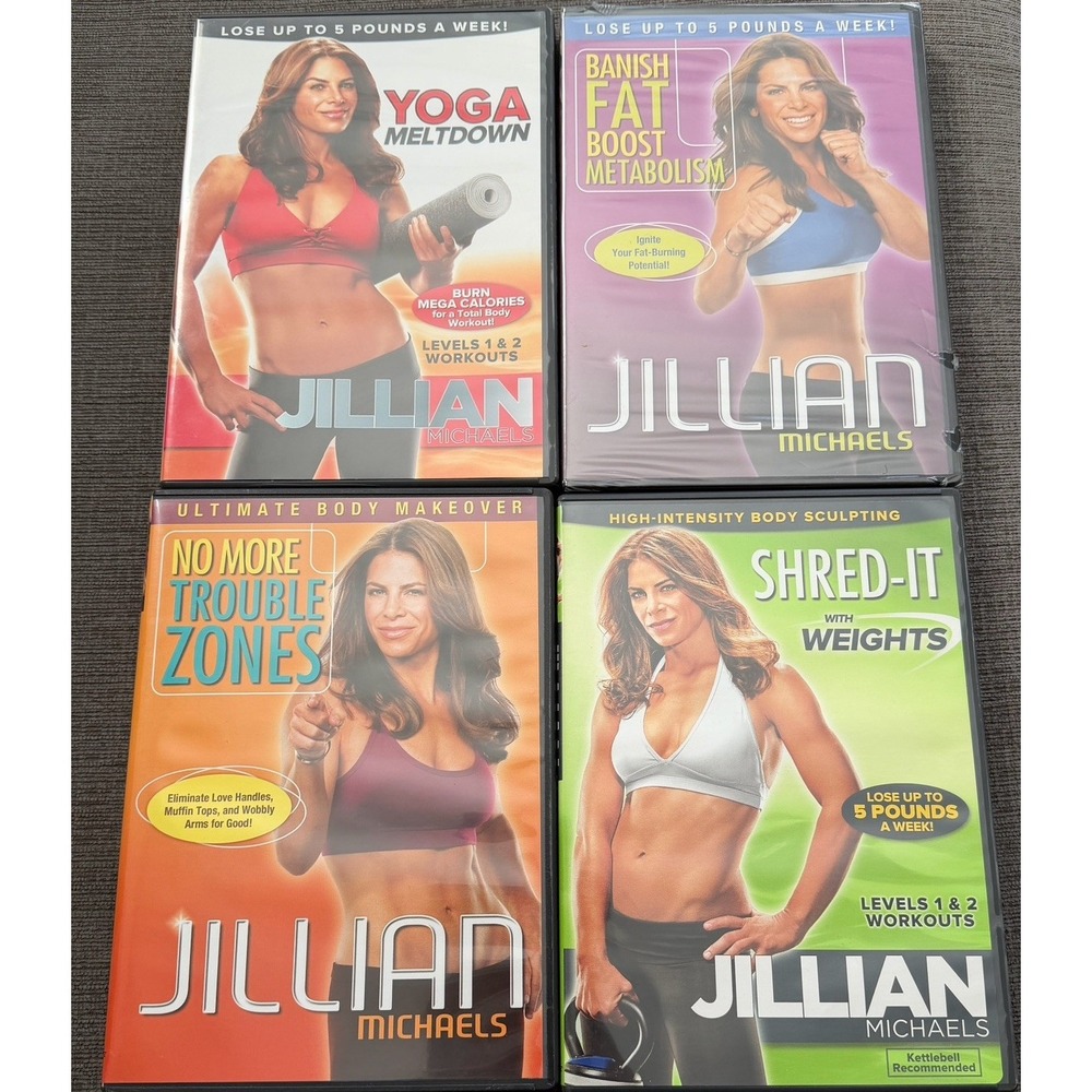 jillian michaels dvd lot